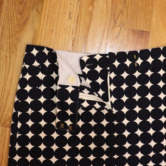 J.CREW POLKA DOT SKIRT - BLUE AND WHITE - Picture 5 of 7